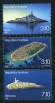 Croatian Lighthouses Mint Set of 3 Croatia, 2011